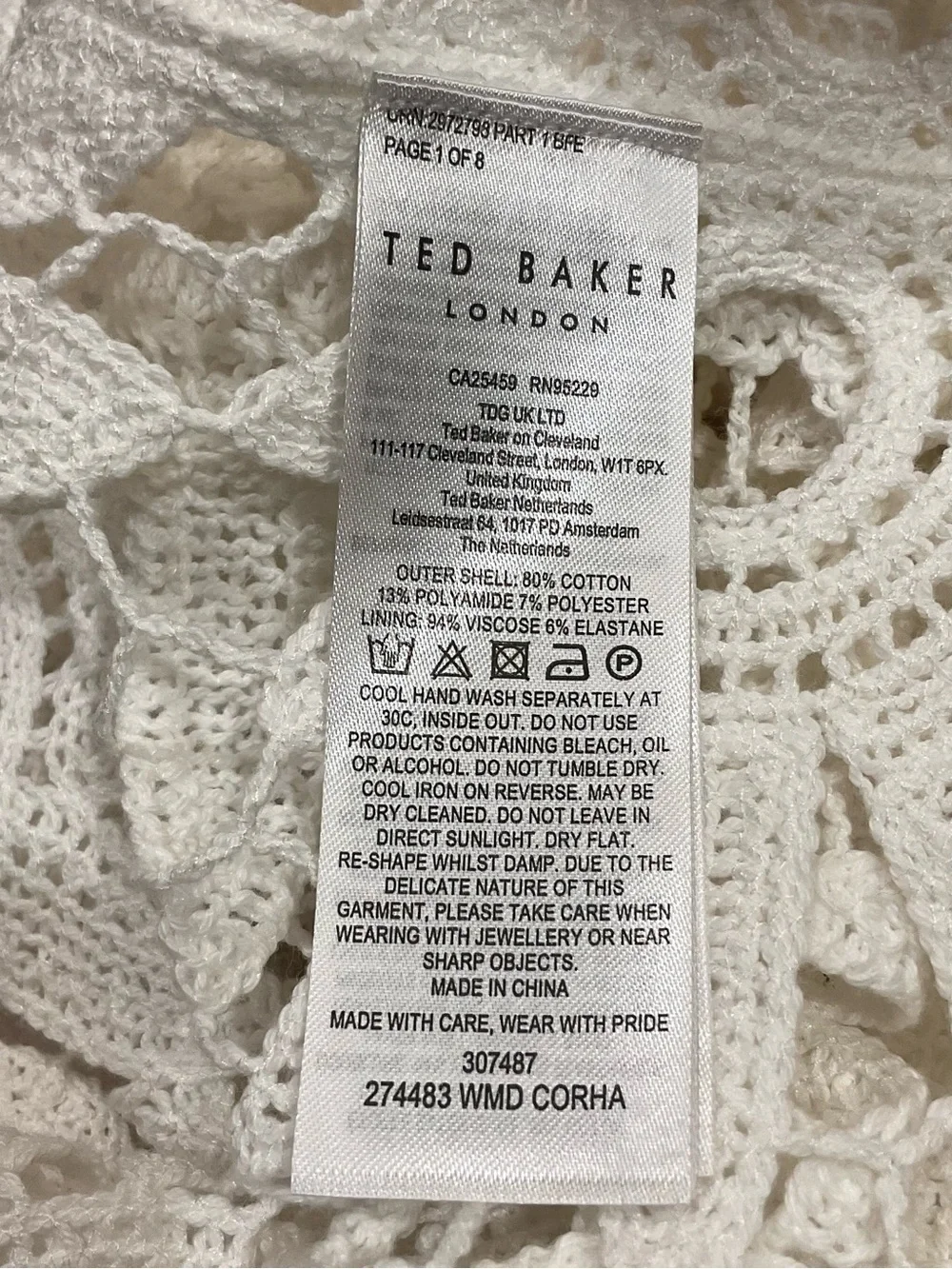 Ted Baker London nwot ted